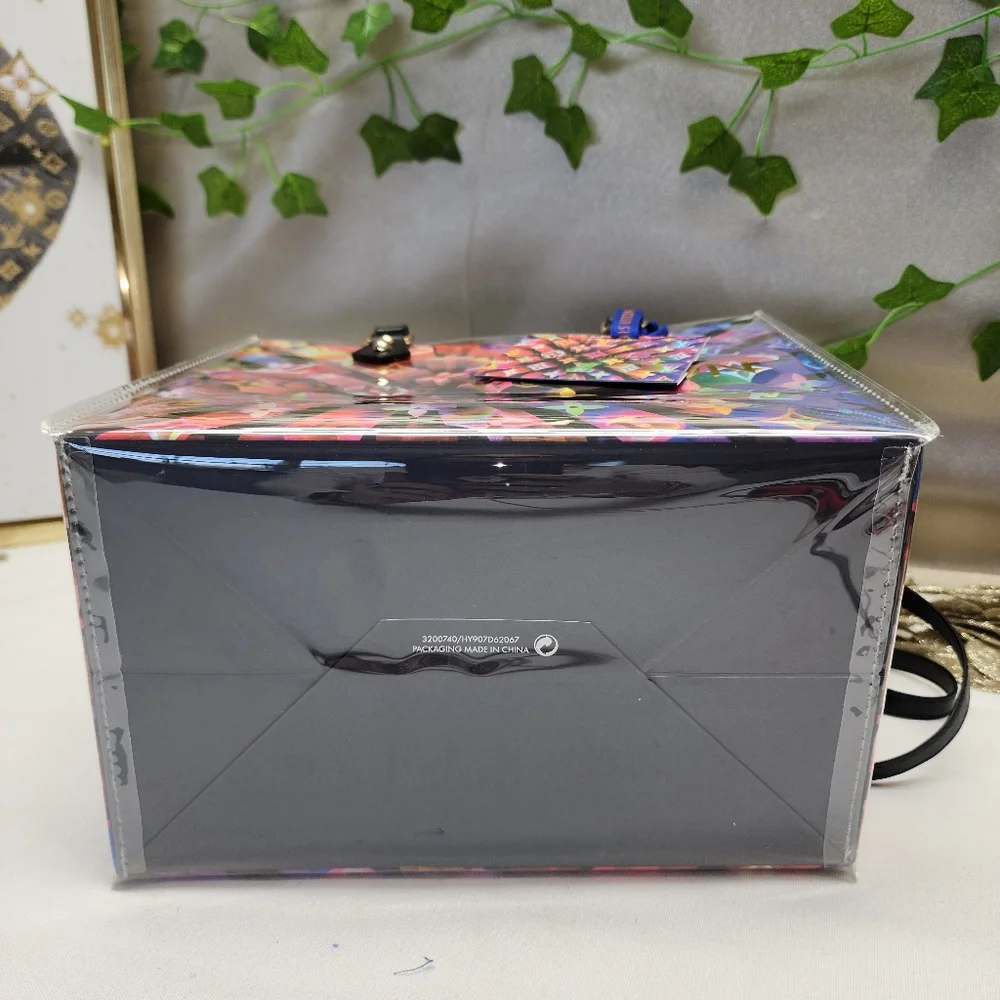Authentic Louis Vuitton Vibrant Multicolor Retail Shopping Bag in A PVC Tote - Picture 9 of 10